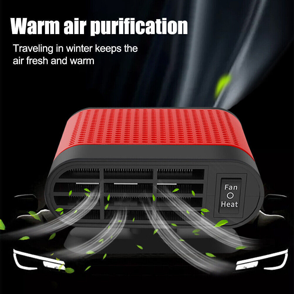 Car Heater 12V 150W Portable Car Heaters 3 in 1 Heating & Cooling& Air  Purify Electric Fan Heater for Fast Heating Defroster Defogger Demister,  Auto